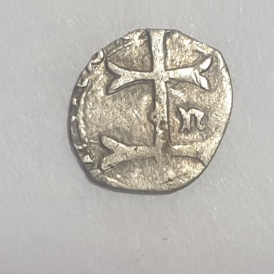 Ungaria 1 denar/ denier ND (1387-89) argint Sigismund foto