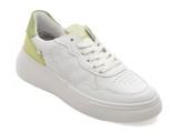 Cumpara ieftin Pantofi sport RIEKER albi, W2300, din piele naturala