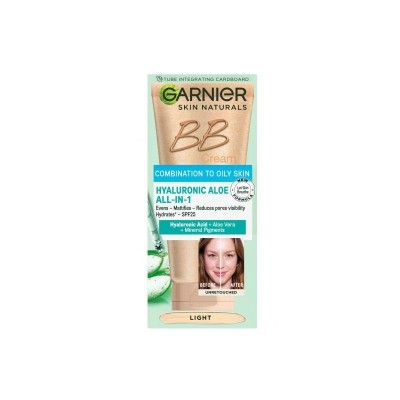 Garnier Cremă de zi Skin Naturals BB fără ulei 50 ml Light foto