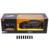 Cumpara ieftin Masina cu telecomanda BMW i8, negru, scara 1 la 18