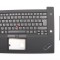 Carcasa superioara cu tastatura palmrest Laptop, Lenovo, ThinkPad X1 Extreme 1st Gen Type 20MF, 20MG, 01YU798, 01YU799, 46M.0DYCS.0054, 460.00DY08.000