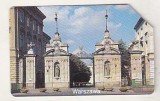 bnk card Cartele telefonice - Polonia TP - URMET - orase - Warszawa - gate of the University