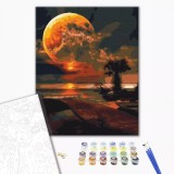 Pictura pe numere - Apus uimitor, 40x50 cm | Brushme