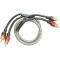 Cablu RCA OFC de 0.25M cu 2 mufe conectare RCA Audio System German Sound CarStore Technology
