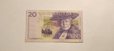 Bancnota 20 kronor 2008 Suedia foto