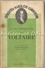 Pagini Nemuritoare Din Voltaire - Andre Maurois foto