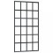 vidaXL Ușă glisantă, negru, 102x205 cm, sticlă ESG și aluminiu