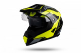 Casca enduro/ATV Ufo Aries, culoare negru/galben/gri, marimea M Cod Produs: MX_NEW HE162M