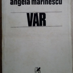 ANGELA MARINESCU - VAR (VERSURI, editia princeps - 1989)