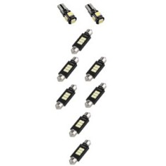 Pachet 9 Becuri LED Interior VW Touran 2003-2010