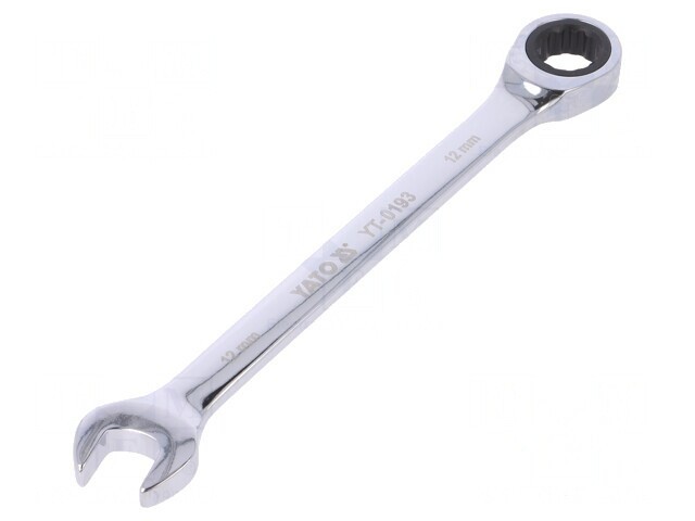 Cheie combinată cu piedică 12mm oțel crom-vanadium