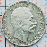 Serbia 1 Dinar 1915 argint - Petar I - km 25 - A033, Europa