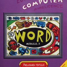 European computer driving licence Word modulul 3