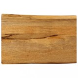 vidaXL Blat masă cu margini naturale, 70x40x2,5 cm, lemn masiv mango