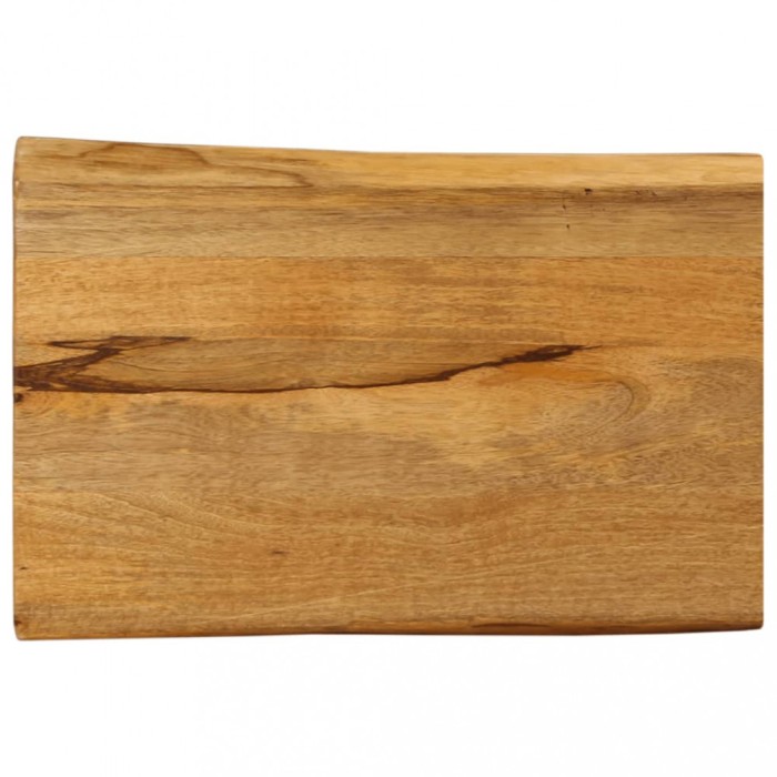 vidaXL Blat masă cu margini naturale, 70x40x2,5 cm, lemn masiv mango 370753