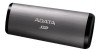 SSD. extern ADATA SE760, 512GB, USB 3.2 Type-C, R/W: 1000MB/s, gri TITANIUM, &quot;ASE760-512GU32G2CT&quot; (timbru verde 0.18 lei)