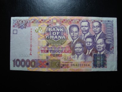 GHANA 10000 CEDIS 2003 SUPERBA foto