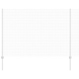 VidaXL &Icirc;ngrădire cu st&acirc;lpi Argintiu 1.5 x 10 m Oțel 3336150