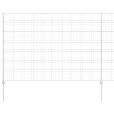 vidaXL &amp;Icirc;ngrădire cu st&amp;acirc;lpi Argintiu 1.5 x 10 m Oțel 3336150 foto