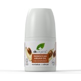 Deodorant Roll-On Dr.Organic Bio Argan 50ml, Formula Naturala Bl&acirc;nda
