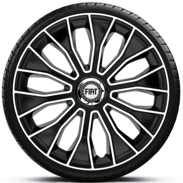 Set 4 Capace Roti, potrivite jantelor de R15, pentru Fiat, model VOLTEC PRO