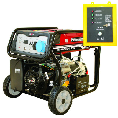 Generator monofazat, SC-8000-ATS, 14 CP - 7 KW foto