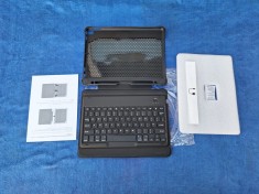 Husa cu Tastatura iPad Apple, Zoopie, pentru iPad 10.2&amp;quot; foto