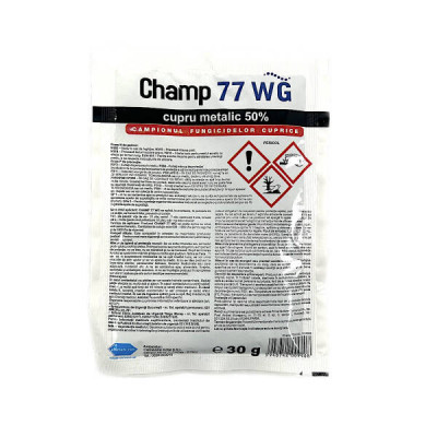 Champ 77WG 30 gr fungicid cupric de contact, NuFarm (cartof, castraveti, tomate, vita de vie, mar) foto