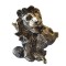 Statueta decorativa, Lei, Argintiu, 14 cm, XQ4001