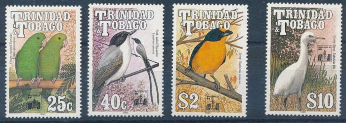 TRINIDAD TOBAGO 1994 FAUNA PASARI SUPRATIPAR HONG KONG