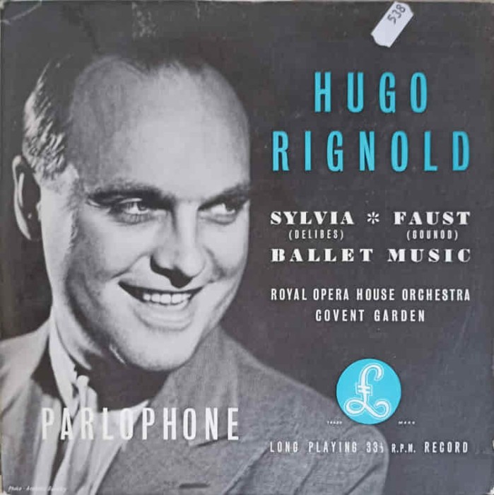 Disc vinil, LP. Sylvia Ballet Music. Faust Ballet Music-HUGO RIGNOLD-253290