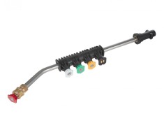 Lance curbata la 15&deg; cu 5 duze pentru pulverizare, Geko G73145