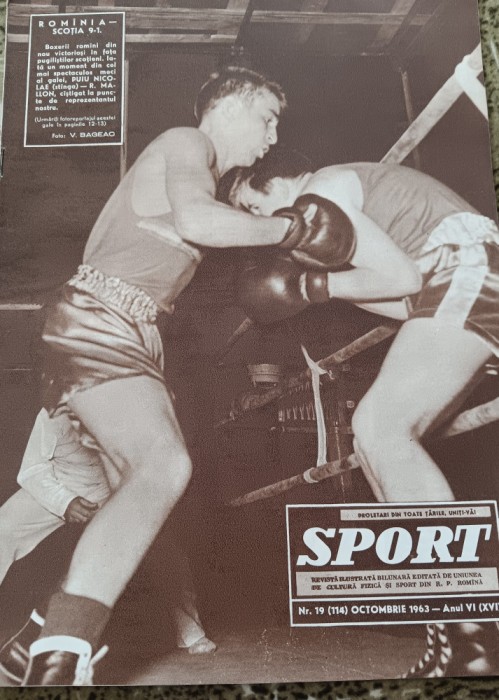 myh 110 - Revista SPORT - nr 19/octombrie 1963