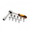 Set chei tubulare - 12 buc. - 1/4&quot; - 5 - 13 mm