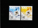 Cipru 2007 - Europa CEPT , Cercetasi, serie 2 valori dantelate, MNH, Mi.1096Du-1097Du