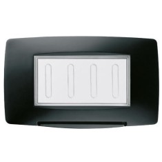 Rama Ornament 4M Gewiss Chorus IP55 negru GW16704TN