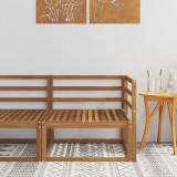vidaXL Sofa Colțar pentru Exterior natural 83 x 83 x 73 cm 900541