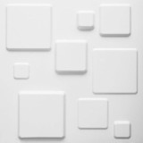 Cumpara ieftin WallArt Lambriuri 3D model Squares, 12 buc. GA-WA09
