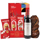 Cumpara ieftin Cos Cadou de Craciun, 7 produse + Cutie Cadou, 1510 gr, Exclusive Harmony