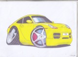 Bnk div Porsche 996 - afis / poster / print - KoolArt 1322