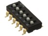 Comutator DIP-SWITCH 6 Secțiuni ON-OFF 24VDC