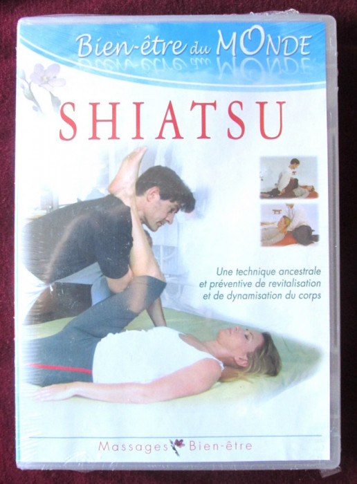 &quot;Massages * Bien-etre SHIATSU avec Axel Bry&quot;. DVD masaj SHIATSU in lb. franceza. Nou, in tipla