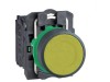 Comutator apăsare 22mm 1NO galben