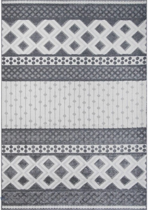 Covor Modern, Oksi 38003, Diferite Dimensiuni, Gri - 160x230 cm