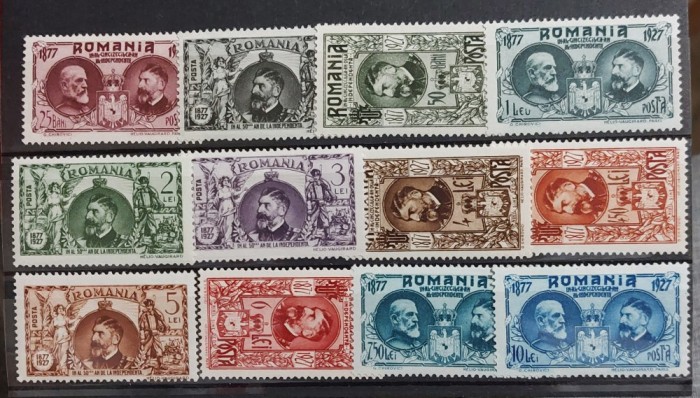 Romania 1927 - Semicentenarul Independentei