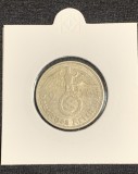 Moneda 2 reichsmark 1939 B argint