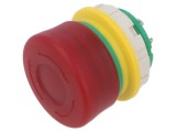 Comutator de siguranță IDEC 22mm 2 NC x2 Roșu IP65