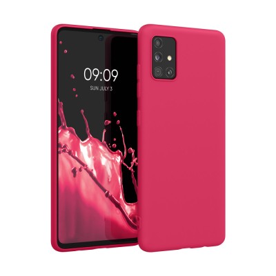 Husa pentru Samsung Galaxy A51, Silicon, Violet, 51196.175 foto