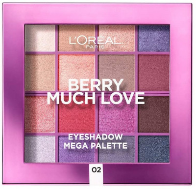 Paleta farduri de ochi Loreal Berry Much Love Mega Palette foto