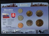 Seria completata monede - Slovakia 2002-2007, Europa